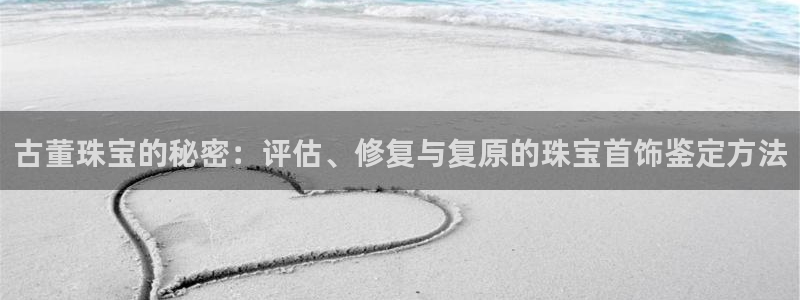 腾众娱乐是什么：古董珠宝的秘密：评估、修复与复原的珠宝首饰鉴